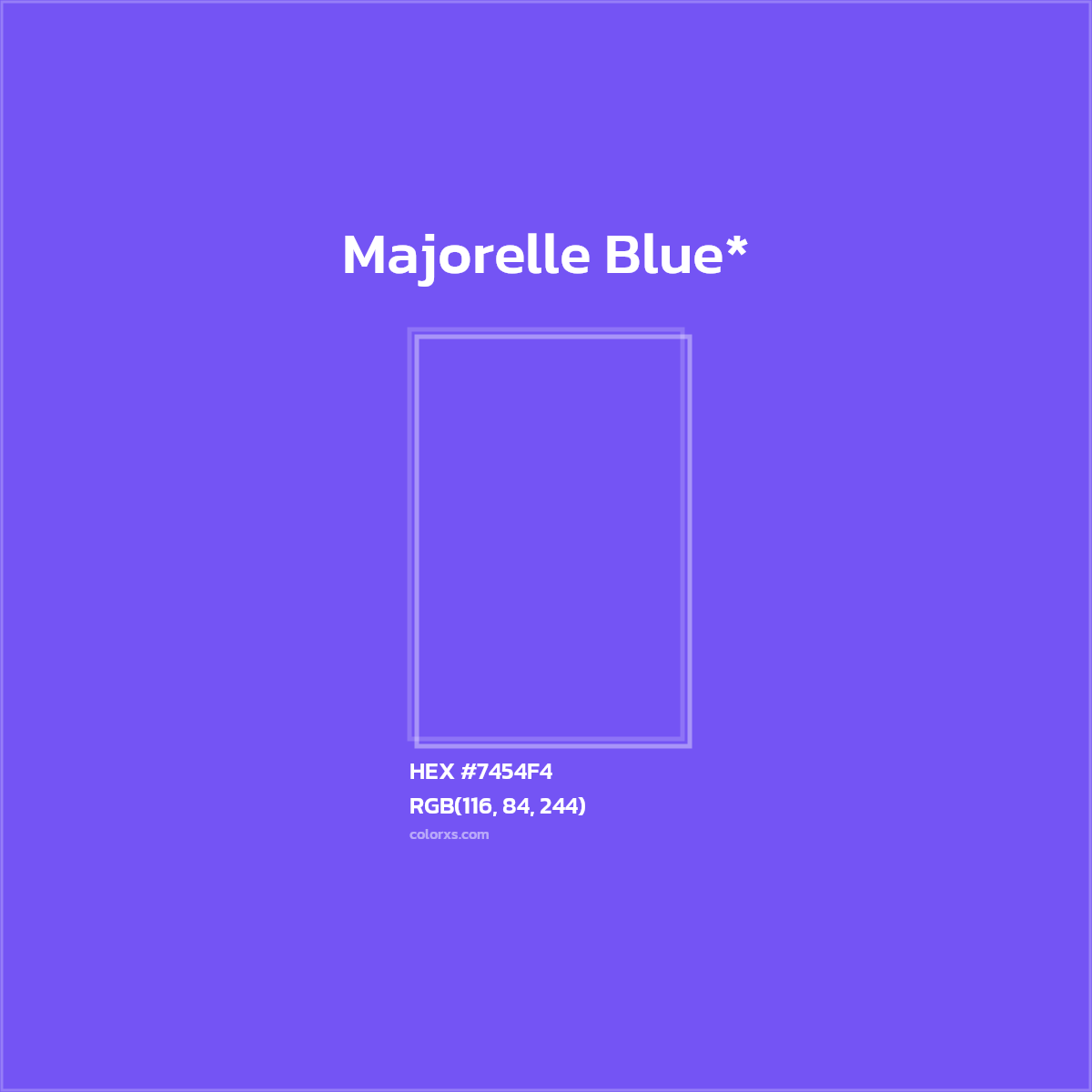 HEX #7454F4 Color Name, Color Code, Palettes, Similar Paints, Images