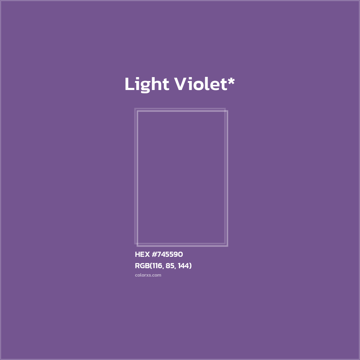 HEX #745590 Color Name, Color Code, Palettes, Similar Paints, Images