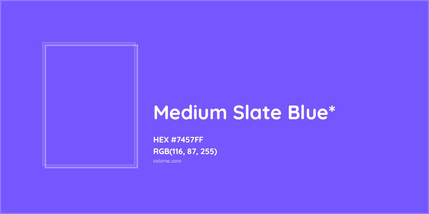 HEX #7457FF Color Name, Color Code, Palettes, Similar Paints, Images
