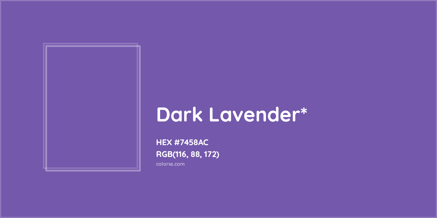 HEX #7458AC Color Name, Color Code, Palettes, Similar Paints, Images