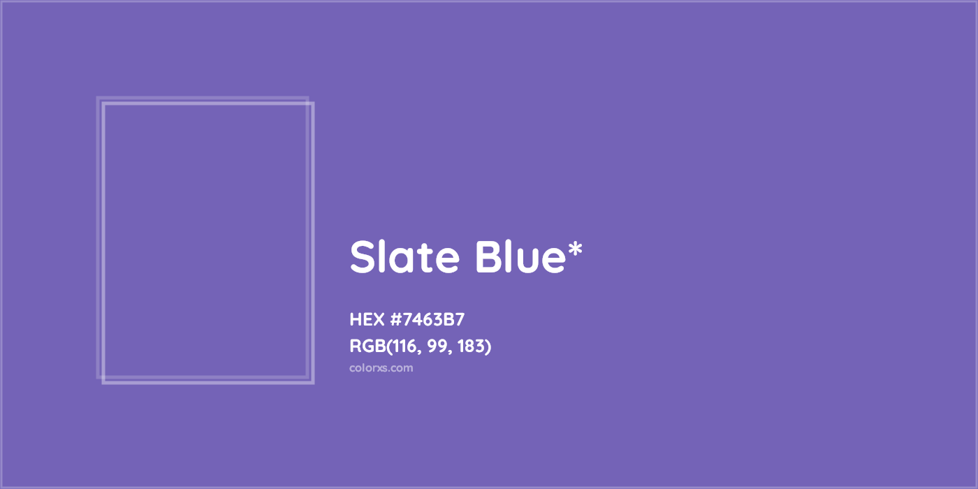 HEX #7463B7 Color Name, Color Code, Palettes, Similar Paints, Images
