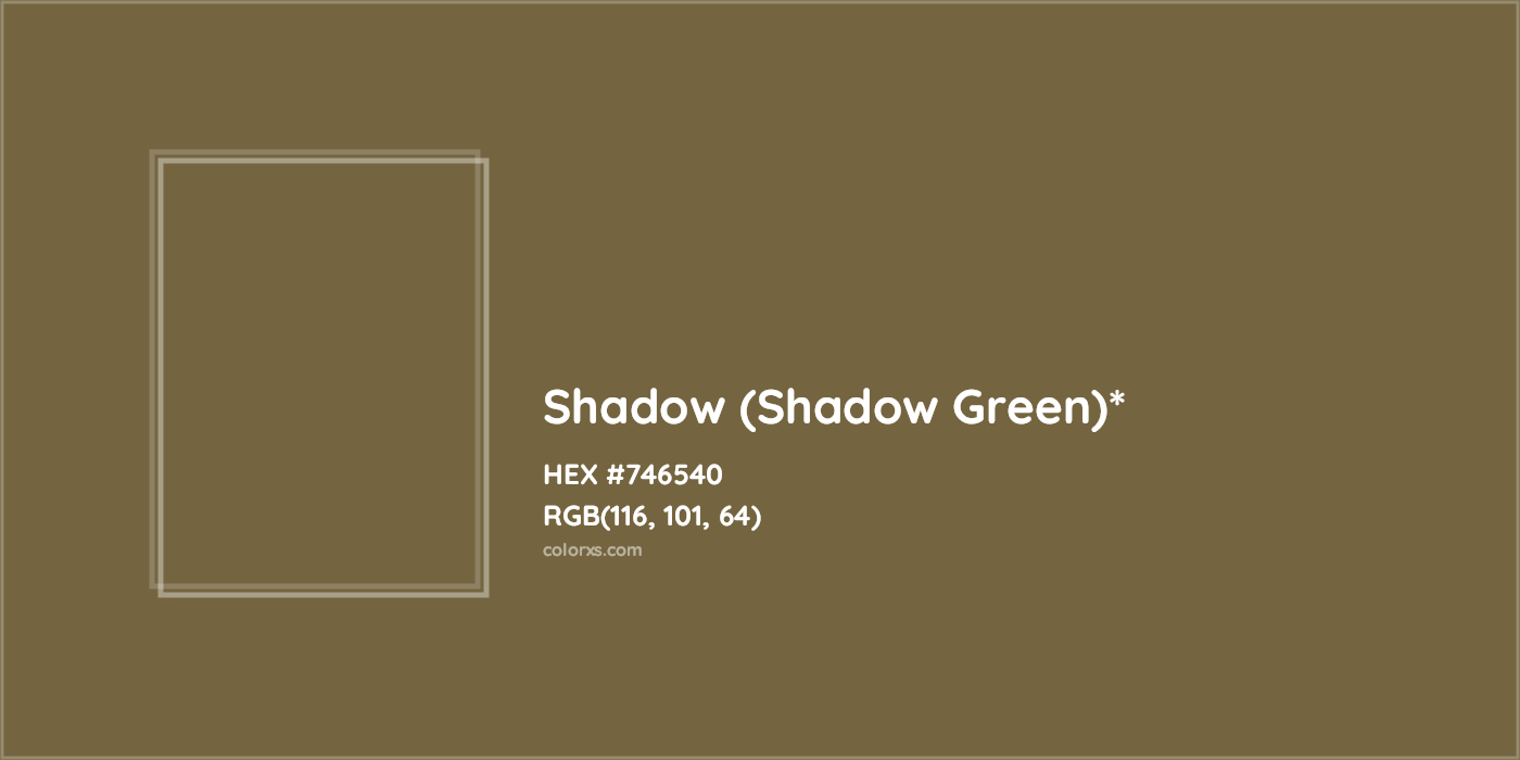 HEX #746540 Color Name, Color Code, Palettes, Similar Paints, Images
