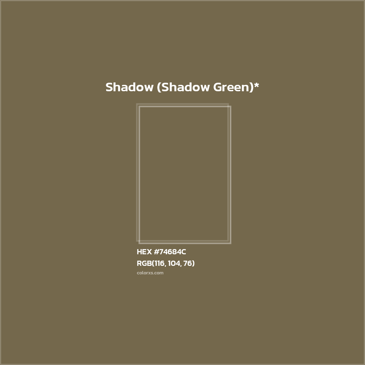 HEX #74684C Color Name, Color Code, Palettes, Similar Paints, Images