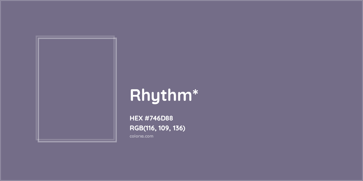 HEX #746D88 Color Name, Color Code, Palettes, Similar Paints, Images