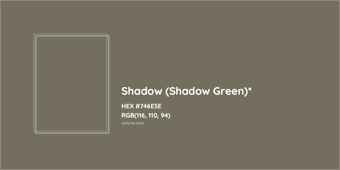 HEX #746E5E Color Name, Color Code, Palettes, Similar Paints, Images