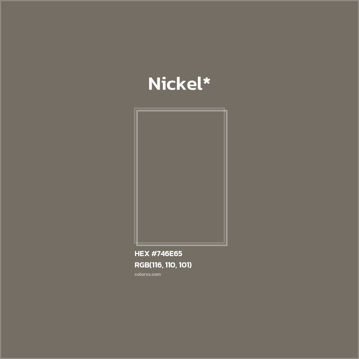 HEX #746E65 Color Name, Color Code, Palettes, Similar Paints, Images
