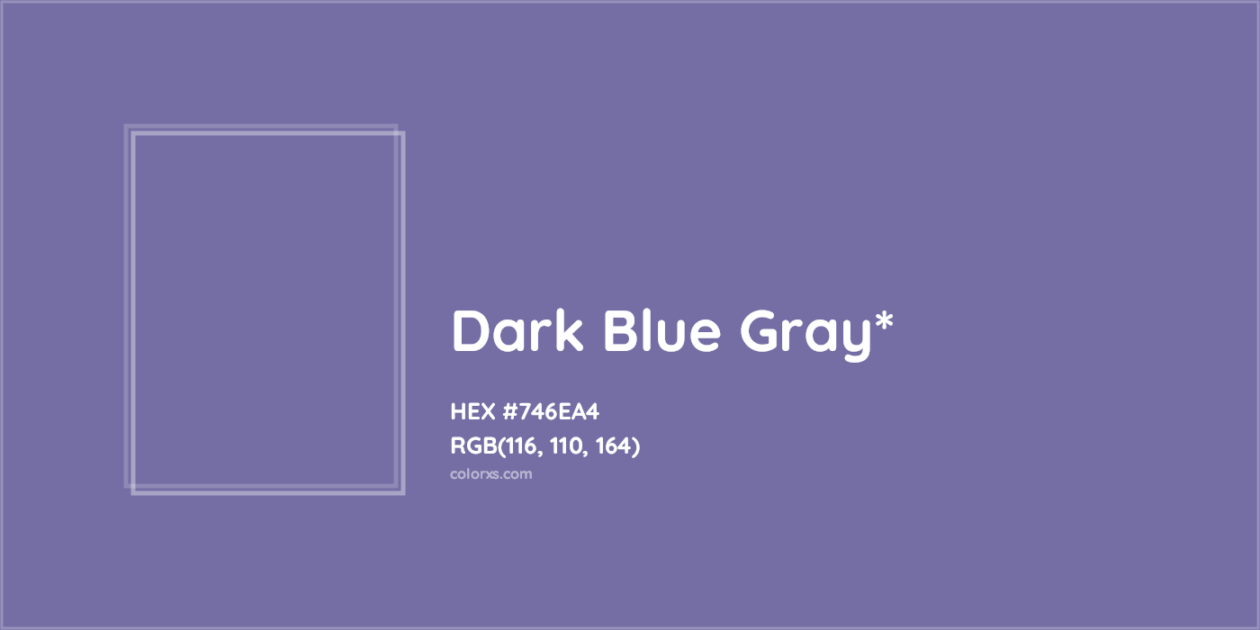 HEX #746EA4 Color Name, Color Code, Palettes, Similar Paints, Images