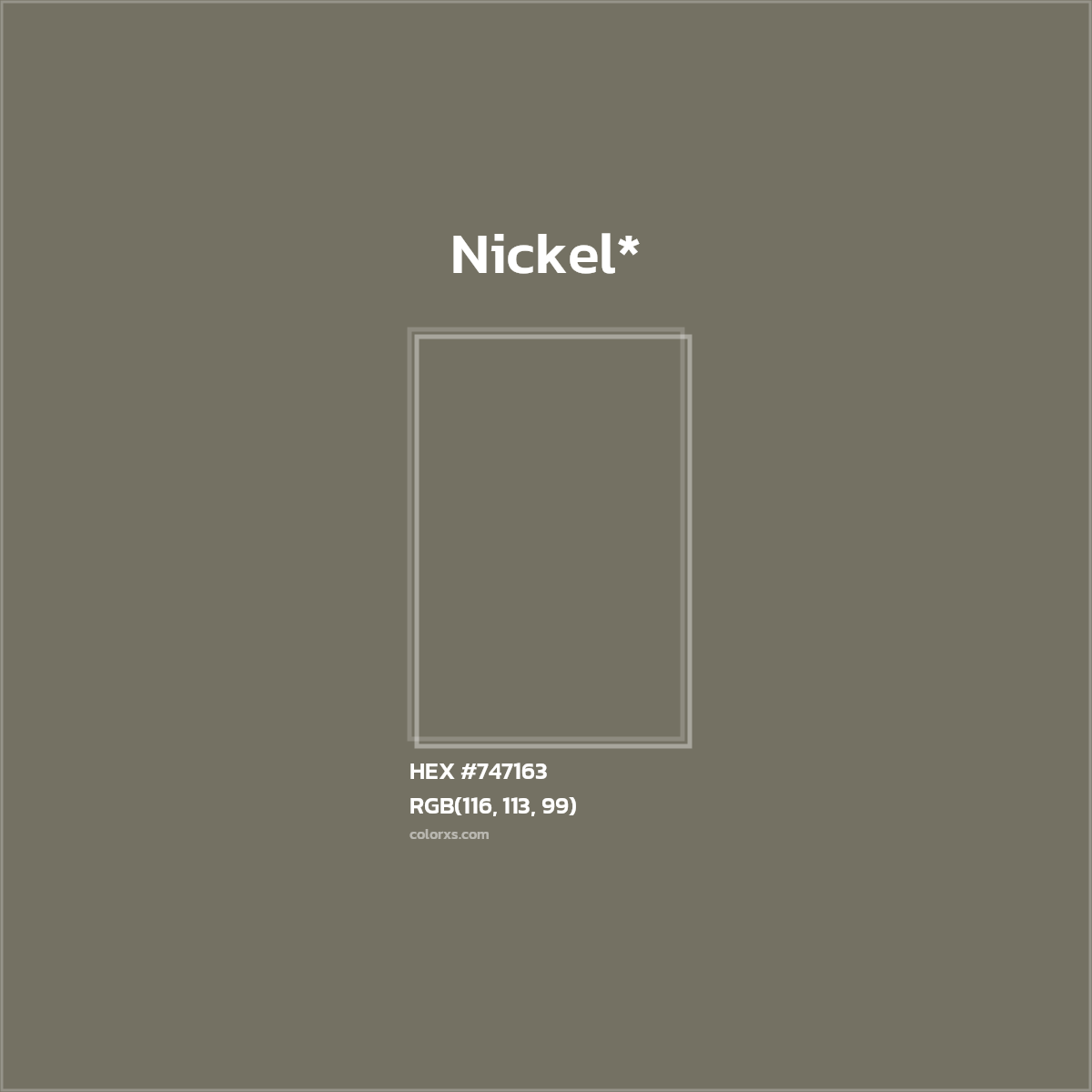 HEX #747163 Color Name, Color Code, Palettes, Similar Paints, Images