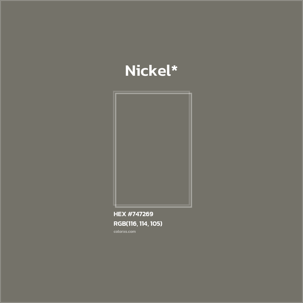 HEX #747269 Color Name, Color Code, Palettes, Similar Paints, Images