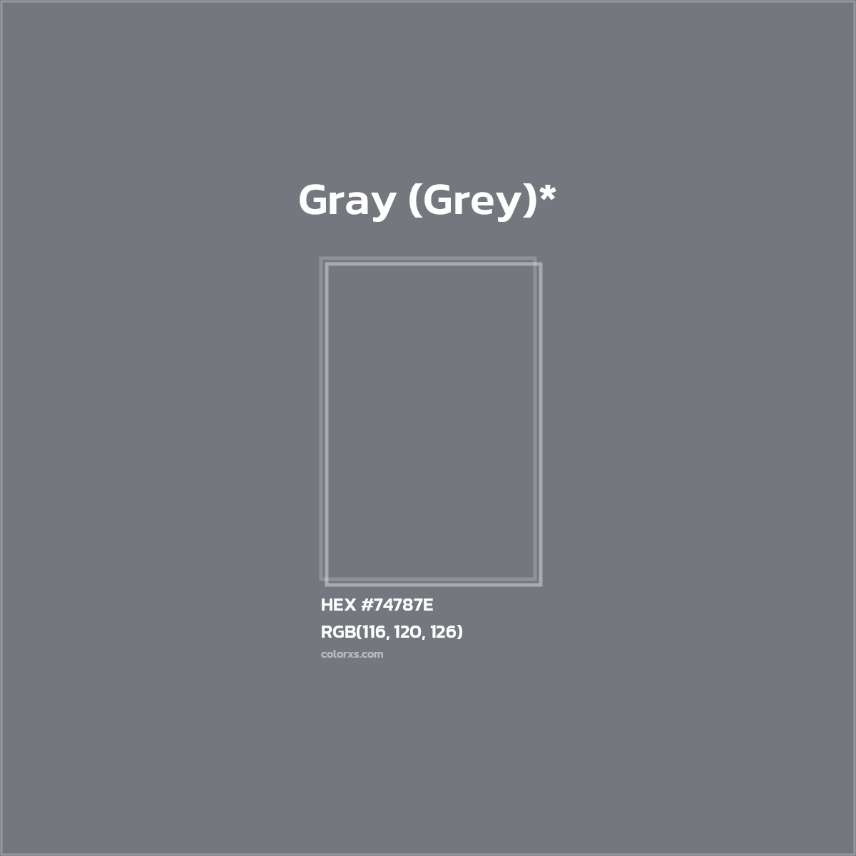 HEX #74787E Color Name, Color Code, Palettes, Similar Paints, Images