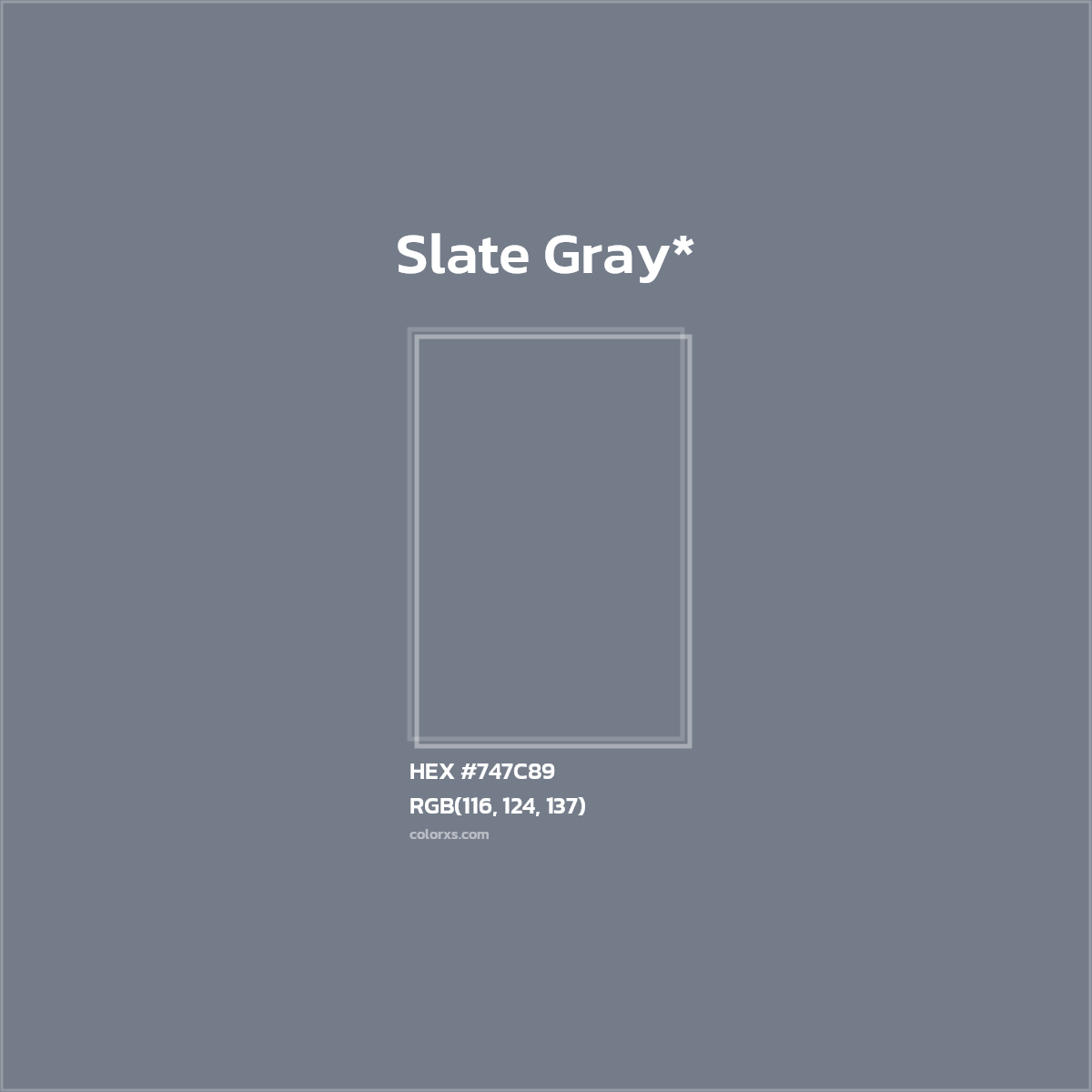 HEX #747C89 Color Name, Color Code, Palettes, Similar Paints, Images