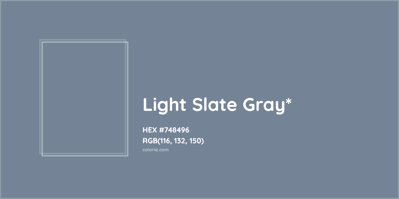HEX #748496 Color Name, Color Code, Palettes, Similar Paints, Images