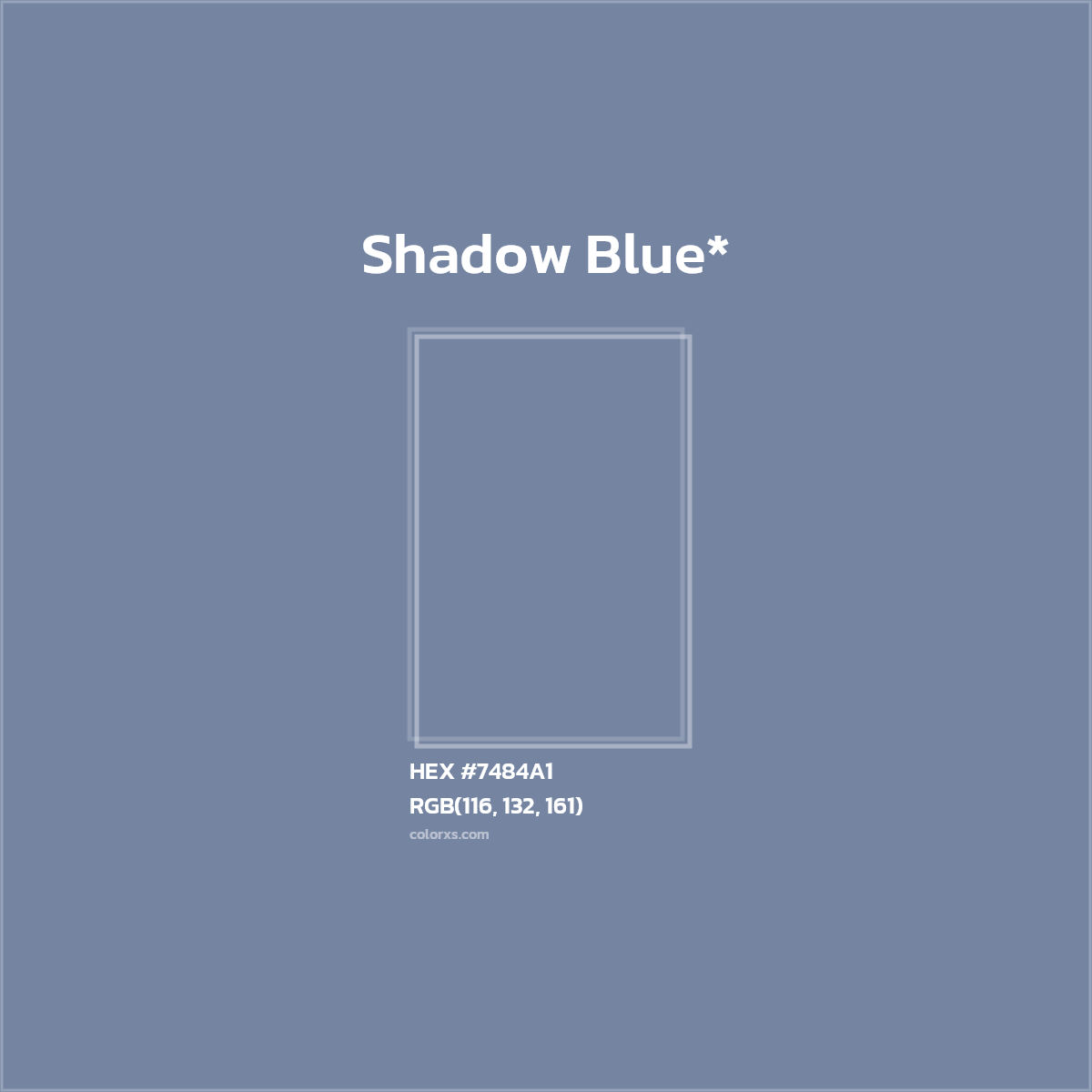 HEX #7484A1 Color Name, Color Code, Palettes, Similar Paints, Images