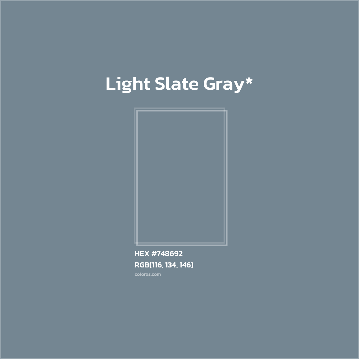 HEX #748692 Color Name, Color Code, Palettes, Similar Paints, Images