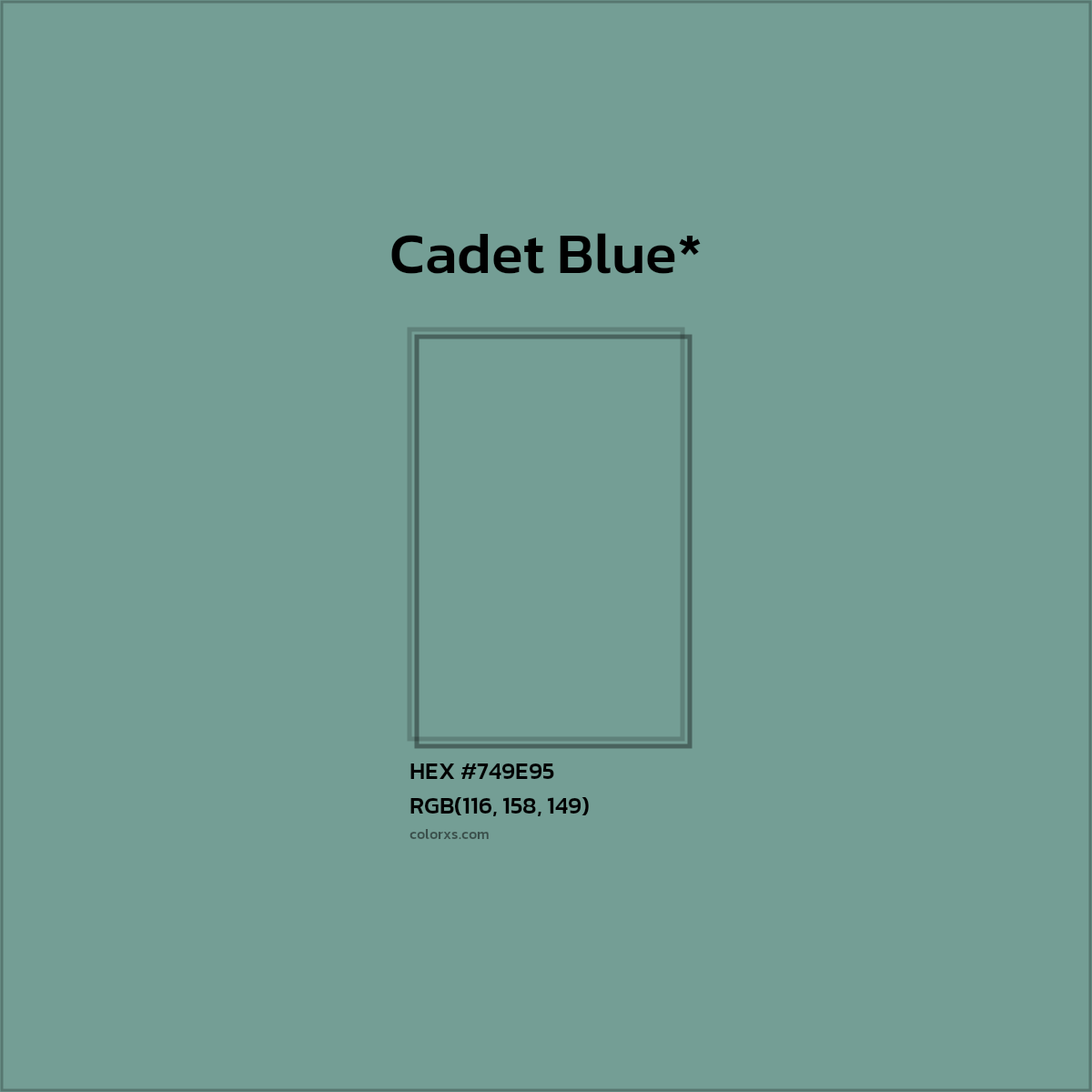 HEX #749E95 Color Name, Color Code, Palettes, Similar Paints, Images