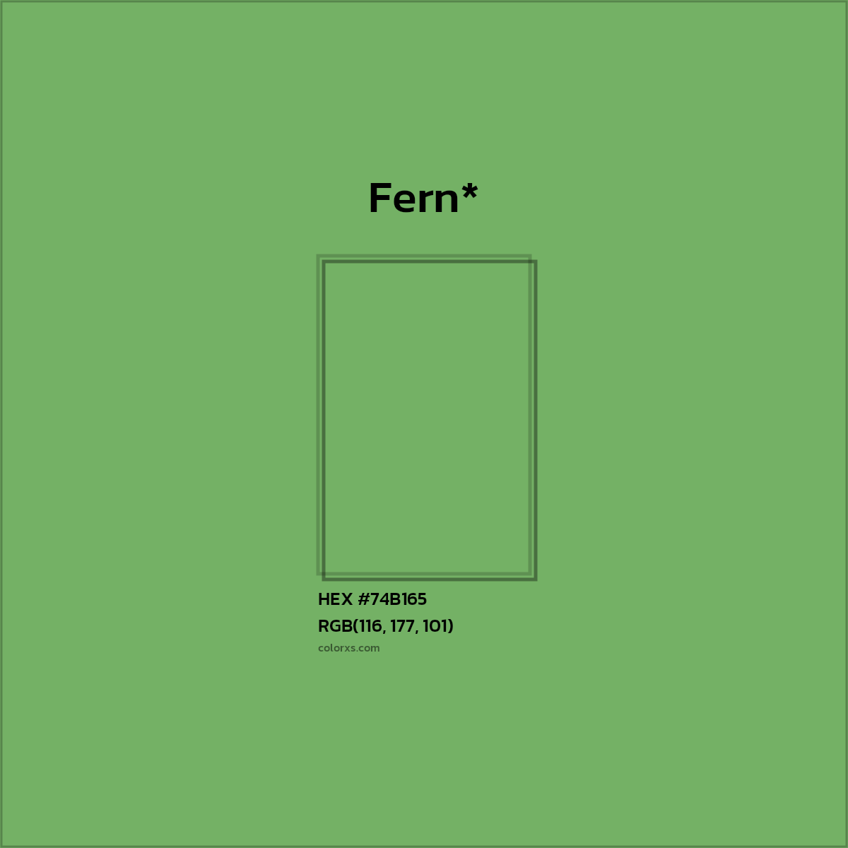 HEX #74B165 Color Name, Color Code, Palettes, Similar Paints, Images