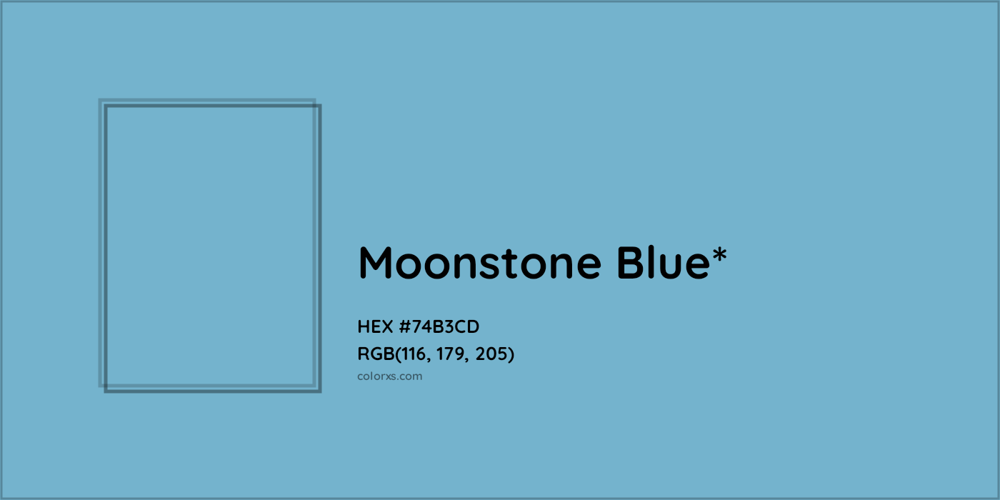 HEX #74B3CD Color Name, Color Code, Palettes, Similar Paints, Images