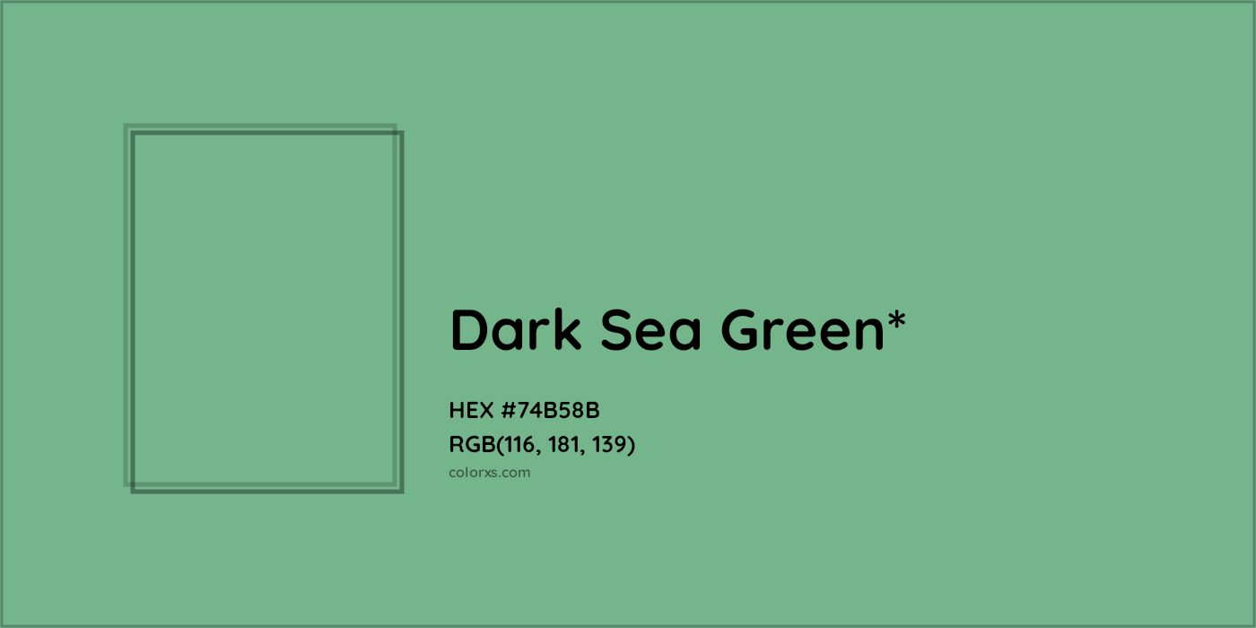 HEX #74B58B Color Name, Color Code, Palettes, Similar Paints, Images