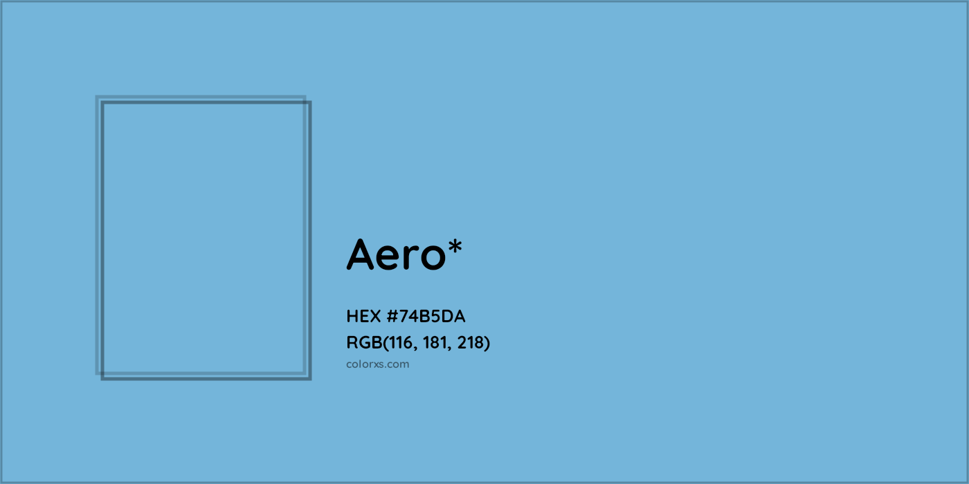 HEX #74B5DA Color Name, Color Code, Palettes, Similar Paints, Images