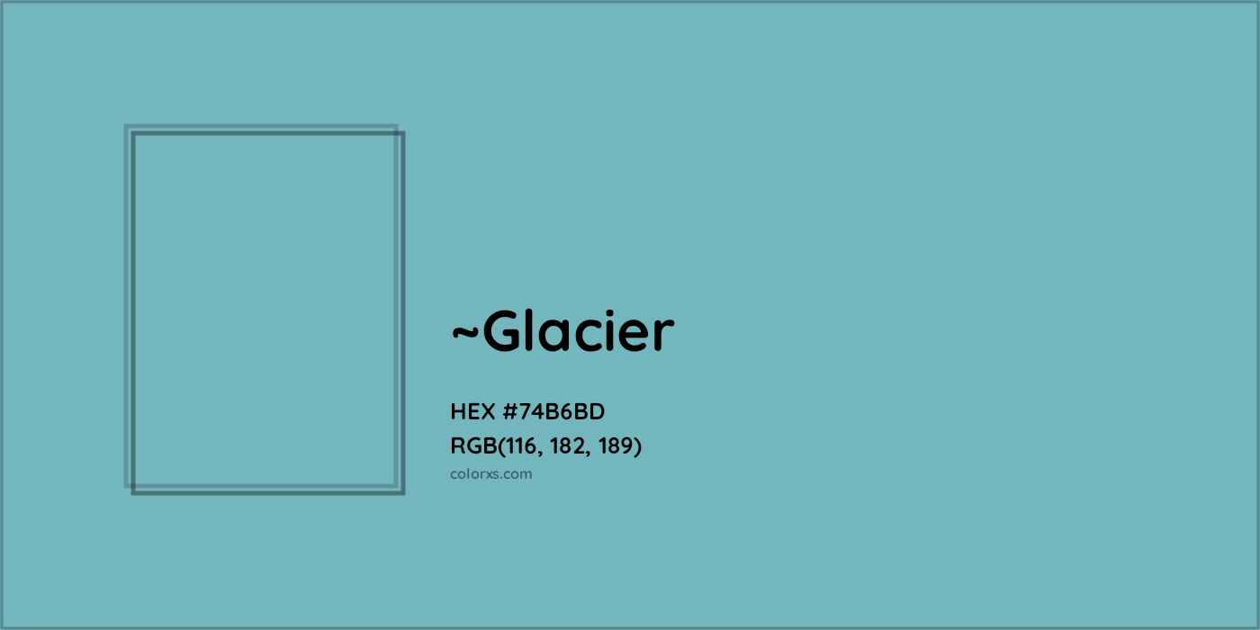 HEX #74B6BD Color Name, Color Code, Palettes, Similar Paints, Images