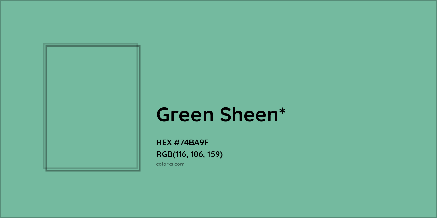 HEX #74BA9F Color Name, Color Code, Palettes, Similar Paints, Images