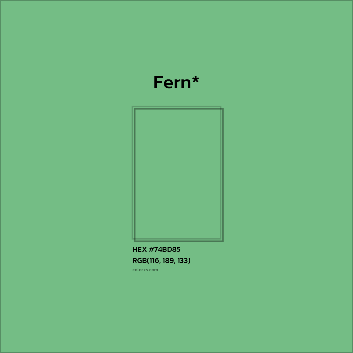 HEX #74BD85 Color Name, Color Code, Palettes, Similar Paints, Images