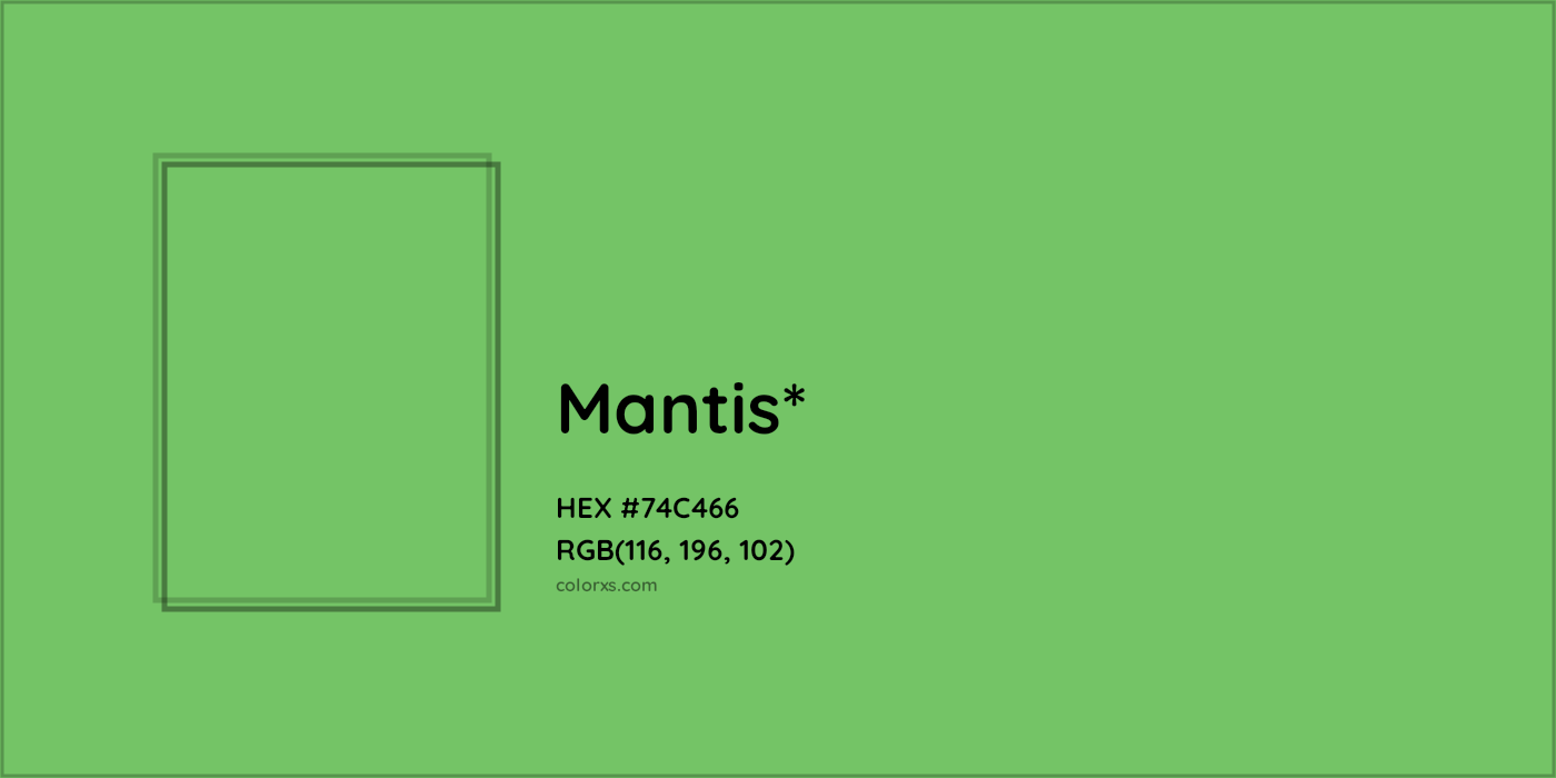 HEX #74C466 Color Name, Color Code, Palettes, Similar Paints, Images