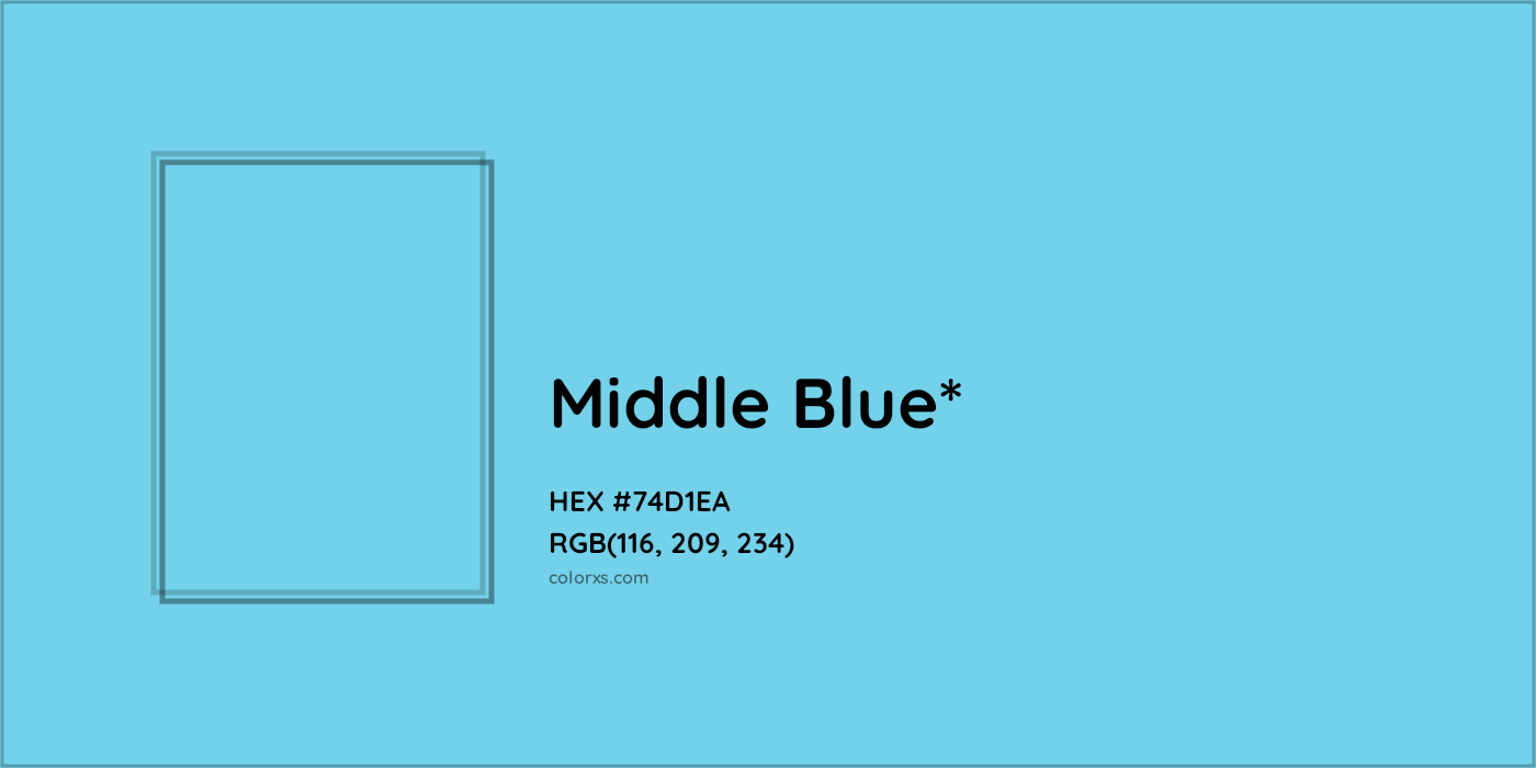 HEX #74D1EA Color Name, Color Code, Palettes, Similar Paints, Images