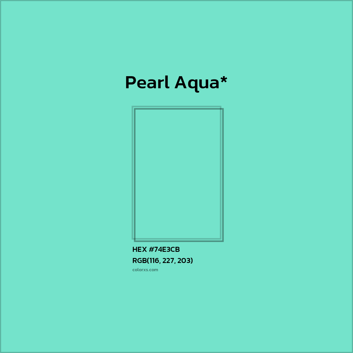 HEX #74E3CB Color Name, Color Code, Palettes, Similar Paints, Images