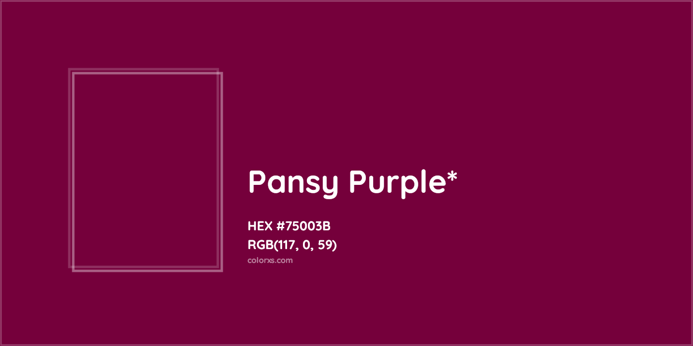 HEX #75003B Color Name, Color Code, Palettes, Similar Paints, Images
