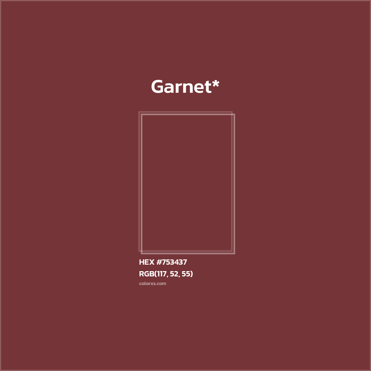 HEX #753437 Color Name, Color Code, Palettes, Similar Paints, Images