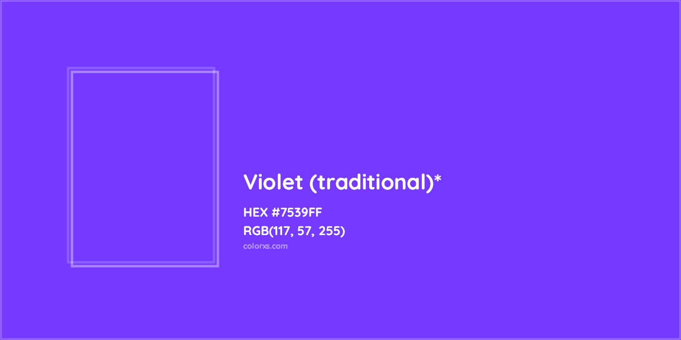 HEX #7539FF Color Name, Color Code, Palettes, Similar Paints, Images