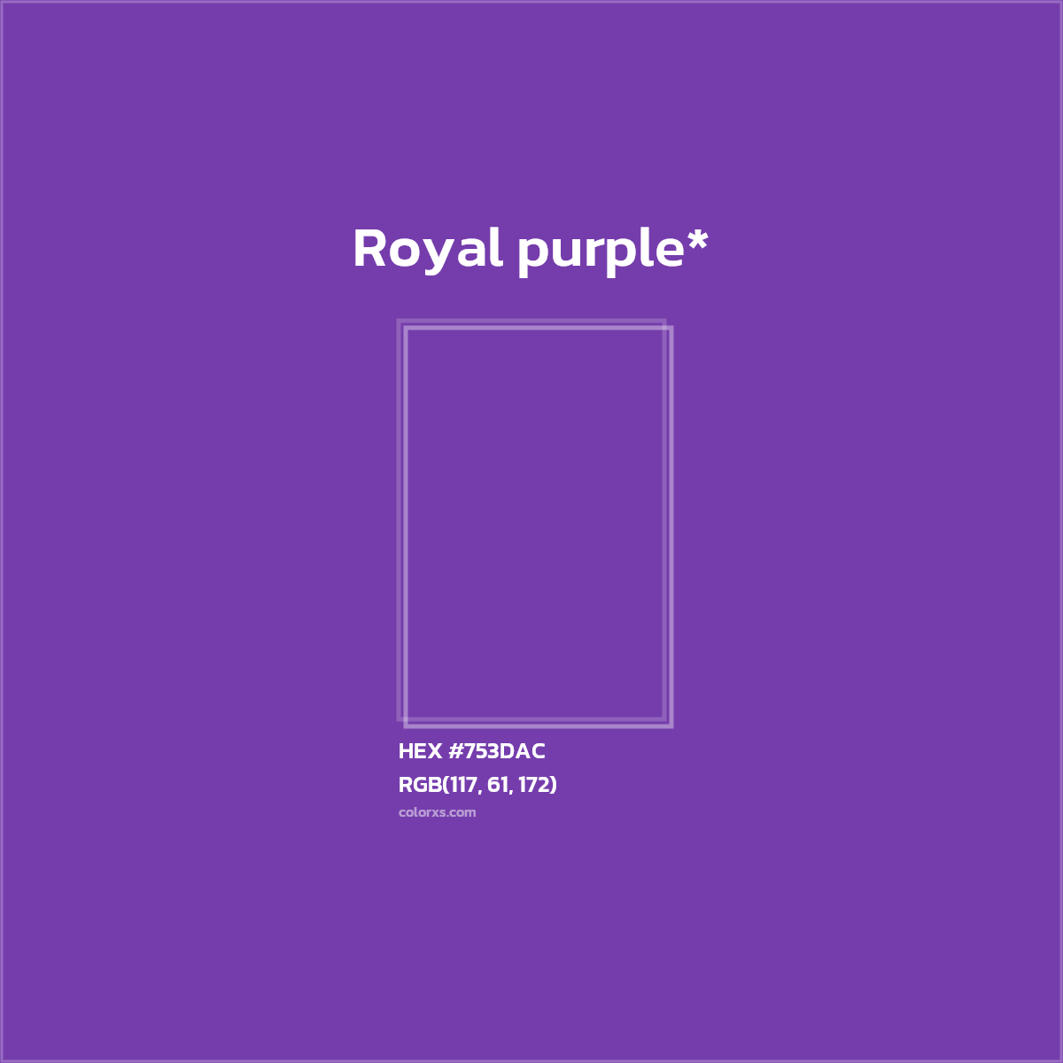 HEX #753DAC Color Name, Color Code, Palettes, Similar Paints, Images