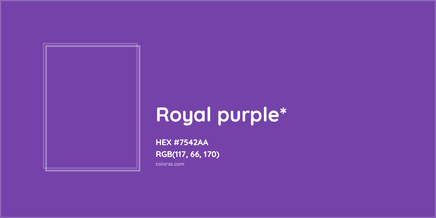 HEX #7542AA Color Name, Color Code, Palettes, Similar Paints, Images