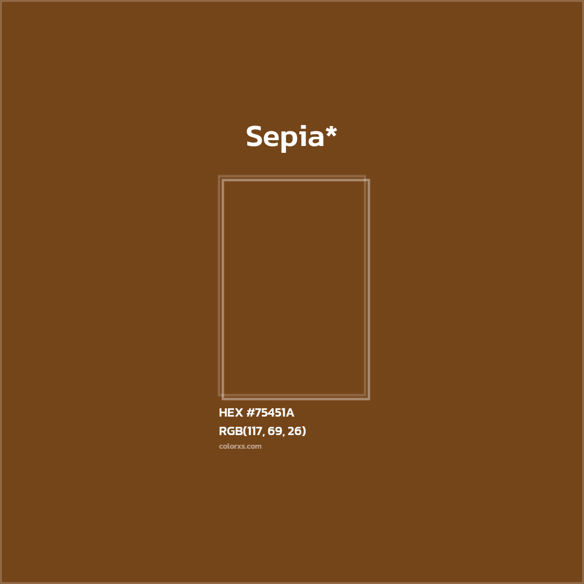 HEX #75451A Color Name, Color Code, Palettes, Similar Paints, Images
