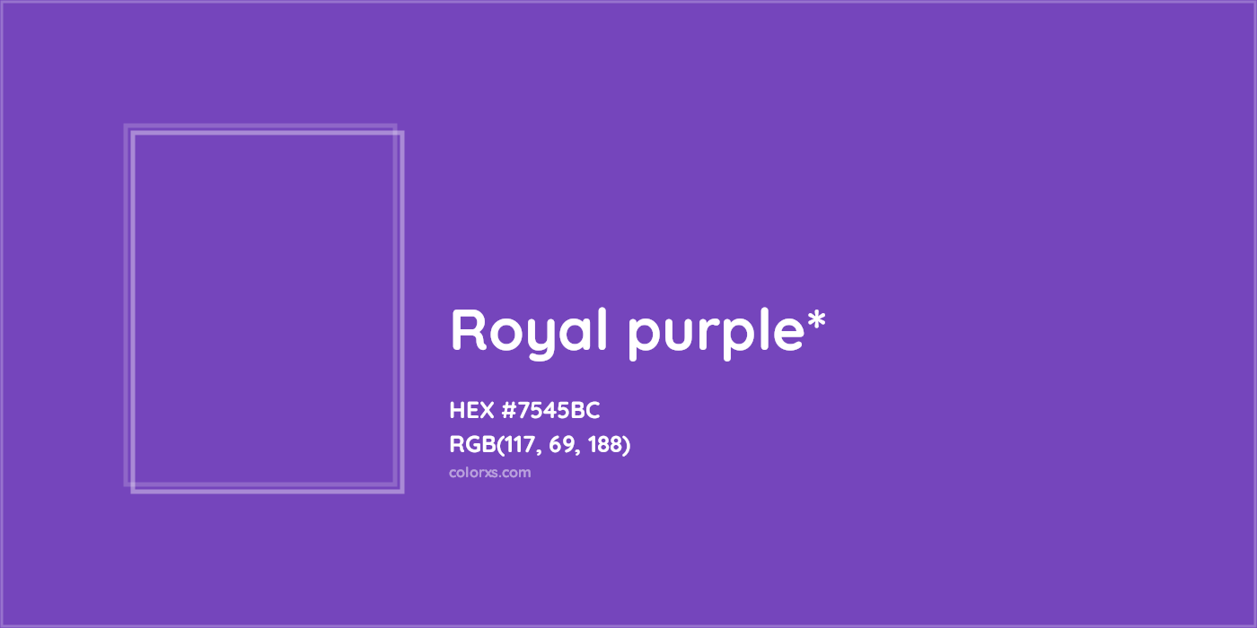 HEX #7545BC Color Name, Color Code, Palettes, Similar Paints, Images