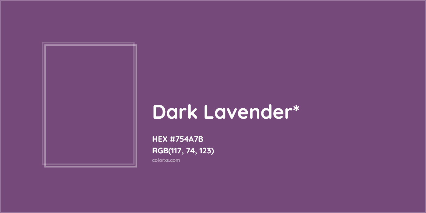 HEX #754A7B Color Name, Color Code, Palettes, Similar Paints, Images
