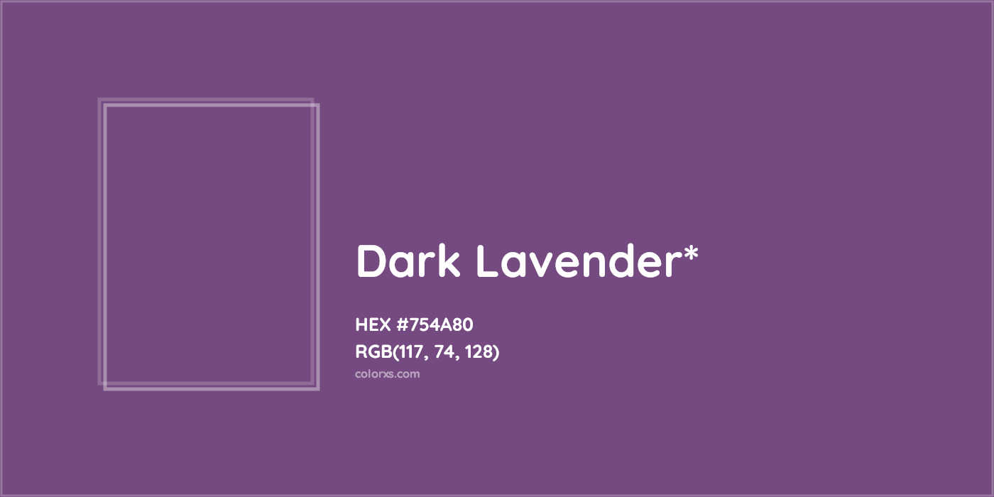 HEX #754A80 Color Name, Color Code, Palettes, Similar Paints, Images