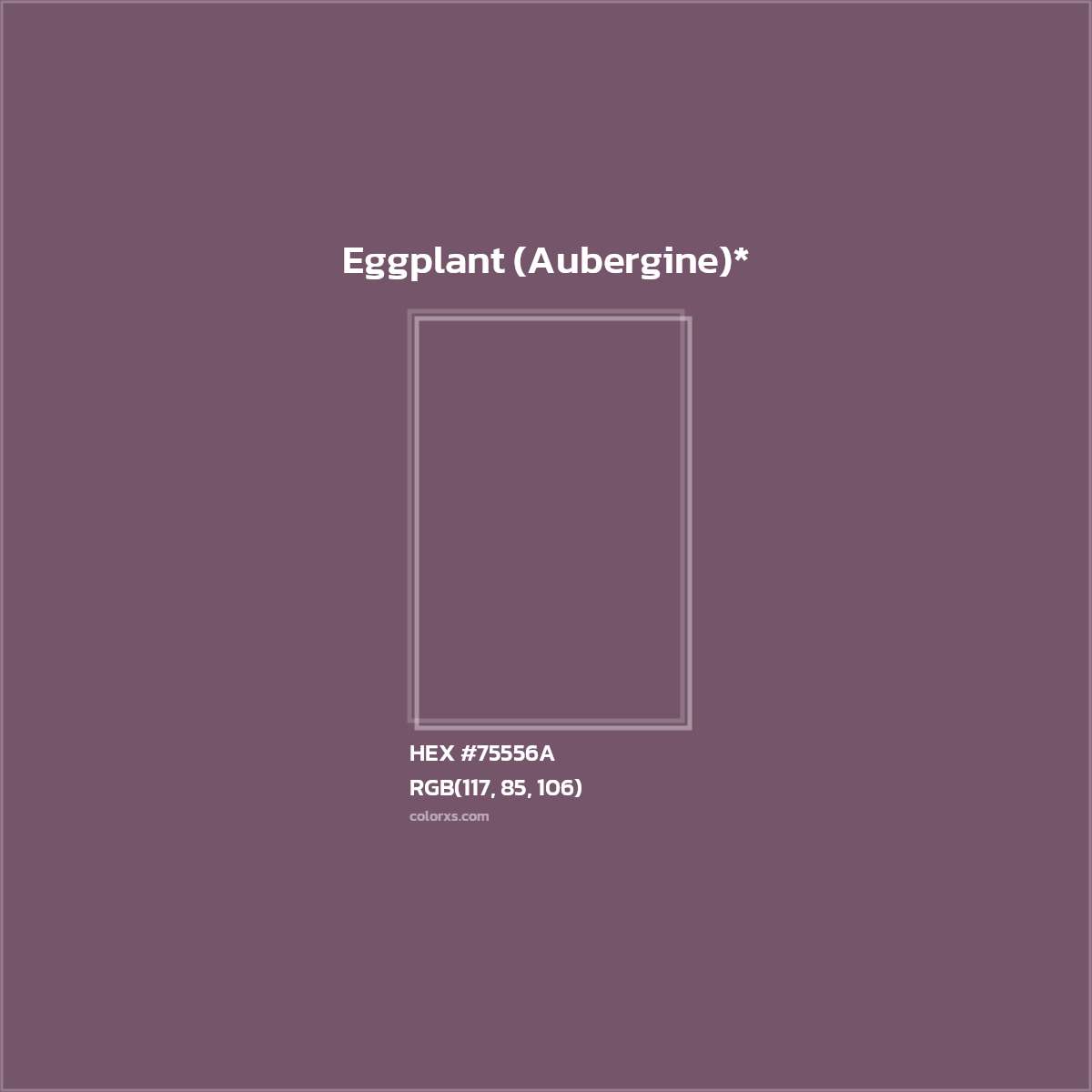 HEX #75556A Color Name, Color Code, Palettes, Similar Paints, Images