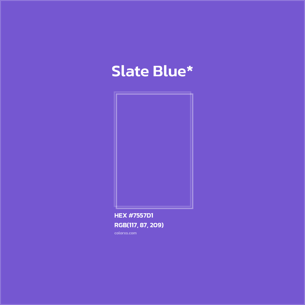 HEX #7557D1 Color Name, Color Code, Palettes, Similar Paints, Images
