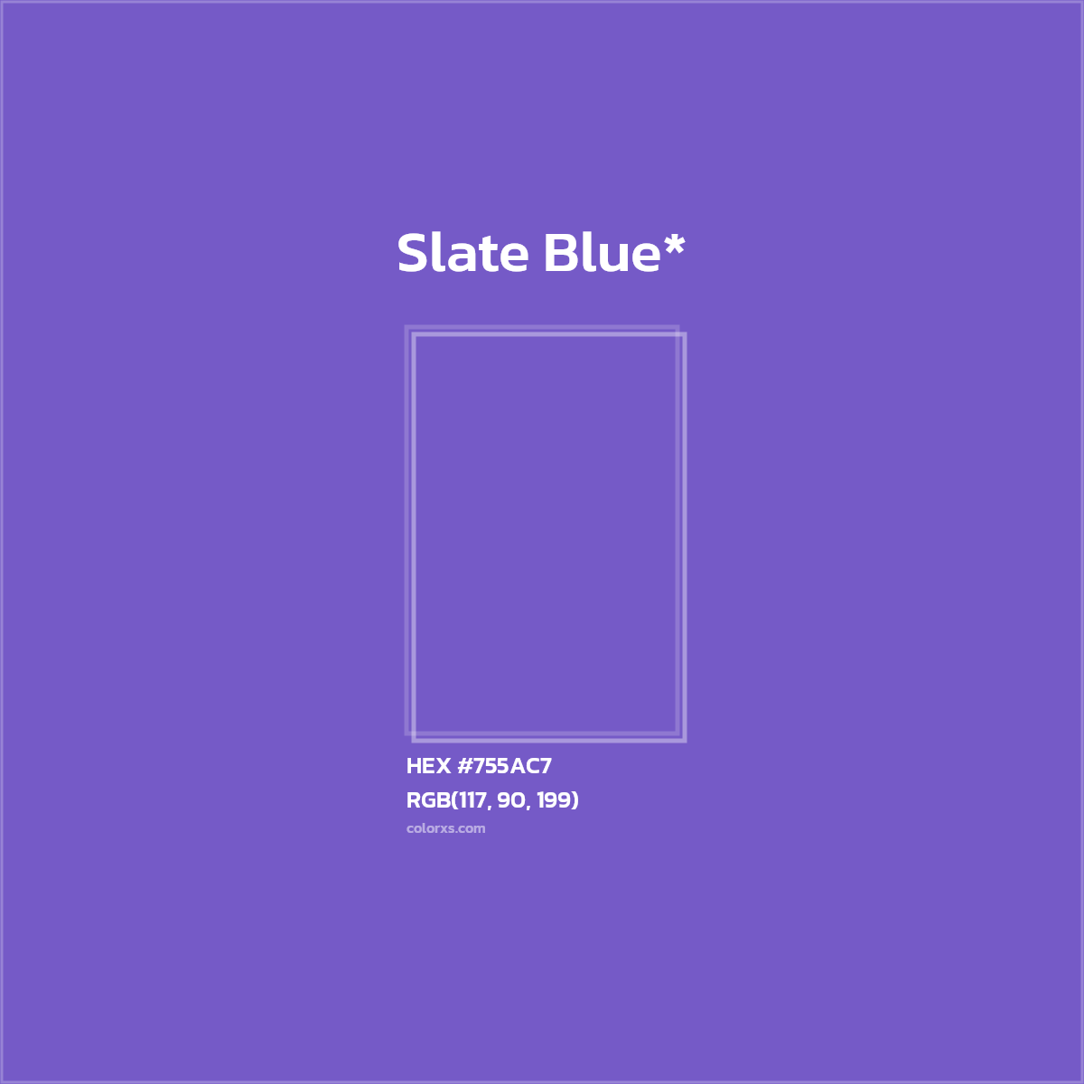 HEX #755AC7 Color Name, Color Code, Palettes, Similar Paints, Images