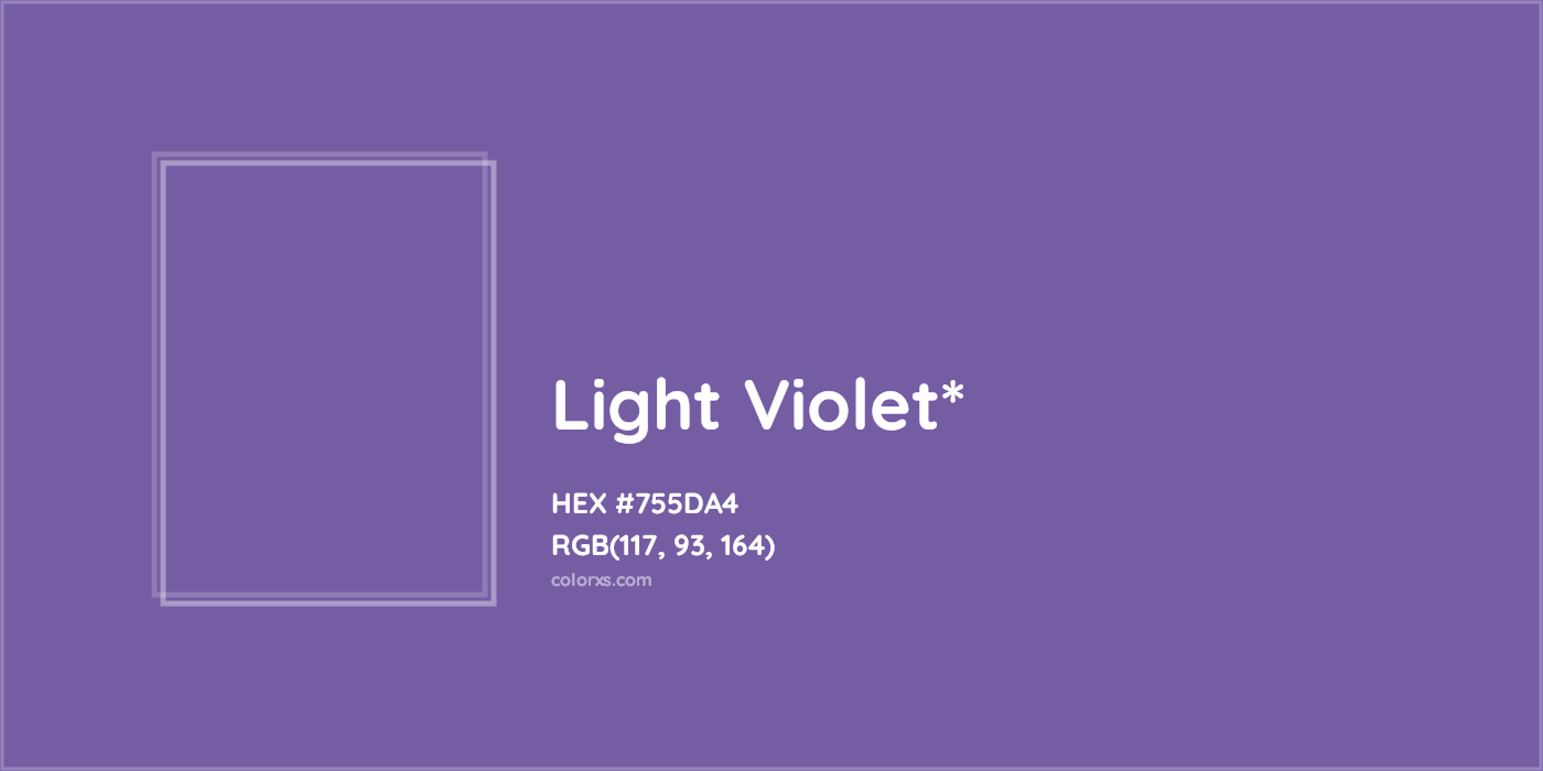 HEX #755DA4 Color Name, Color Code, Palettes, Similar Paints, Images
