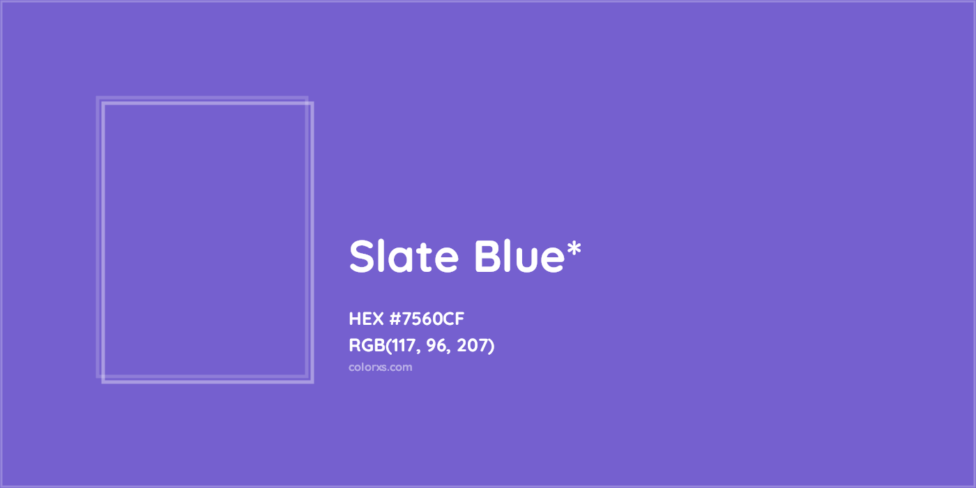 HEX #7560CF Color Name, Color Code, Palettes, Similar Paints, Images