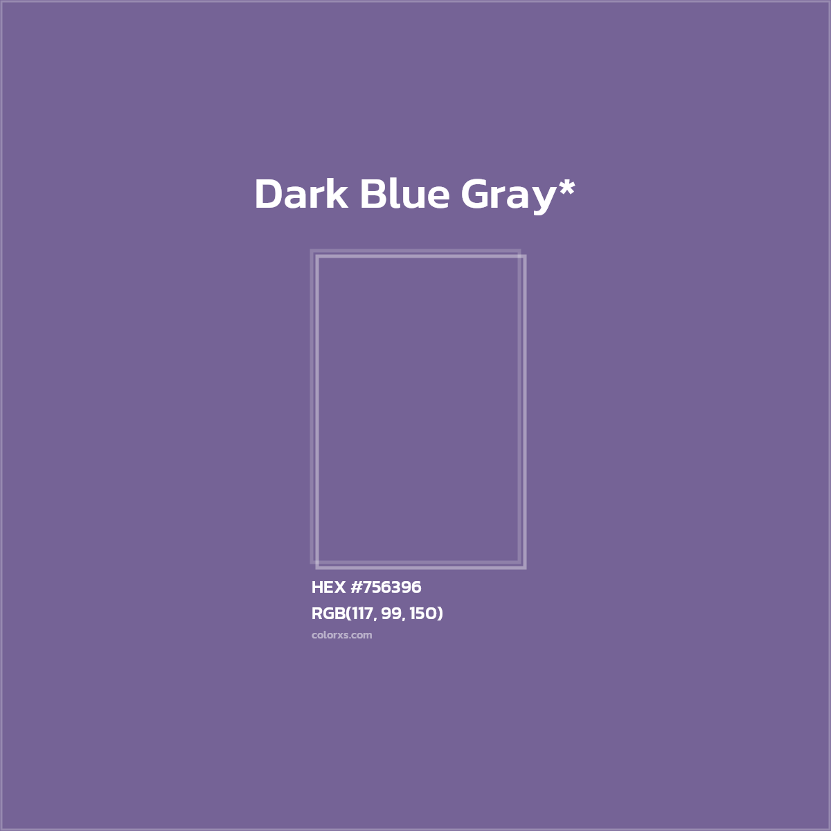 HEX #756396 Color Name, Color Code, Palettes, Similar Paints, Images