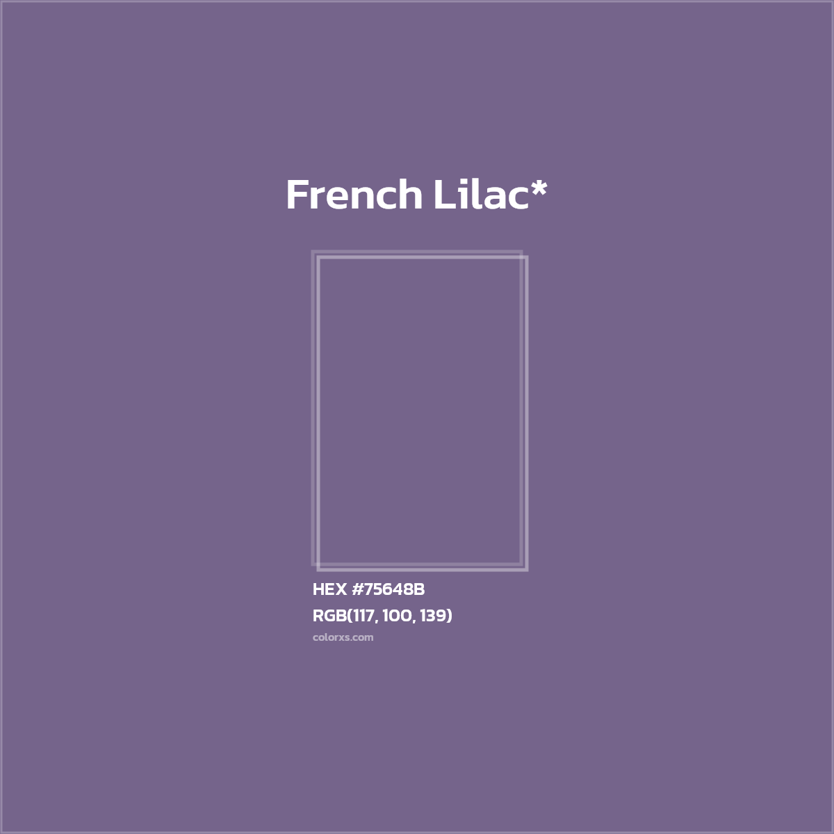 HEX #75648B Color Name, Color Code, Palettes, Similar Paints, Images