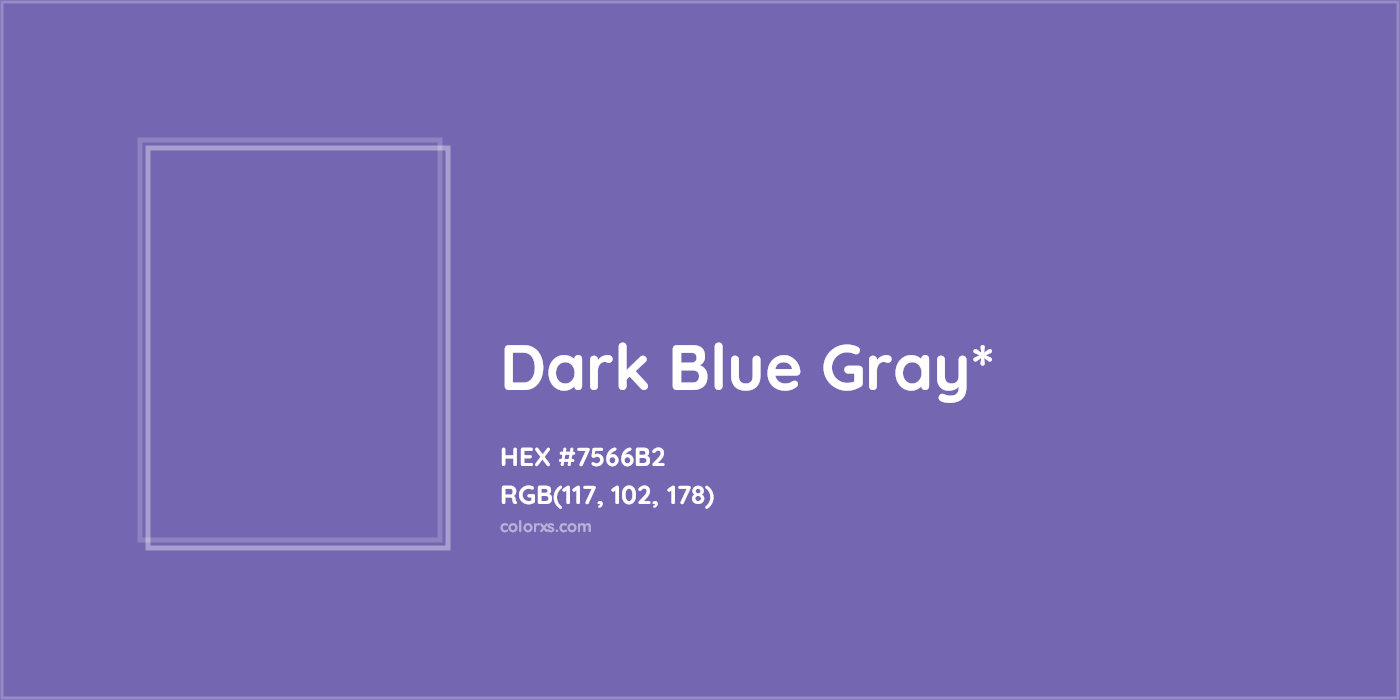HEX #7566B2 Color Name, Color Code, Palettes, Similar Paints, Images