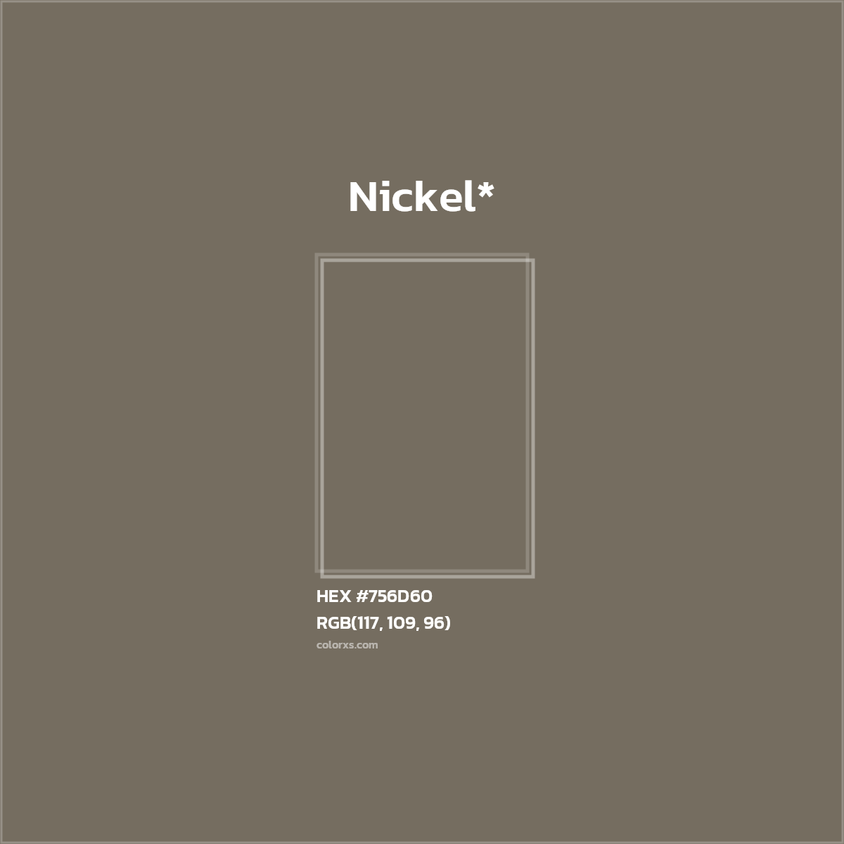 HEX #756D60 Color Name, Color Code, Palettes, Similar Paints, Images