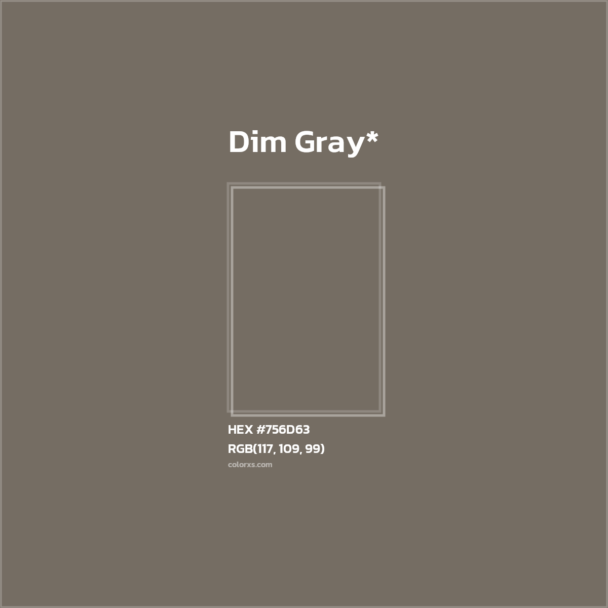 HEX #756D63 Color Name, Color Code, Palettes, Similar Paints, Images