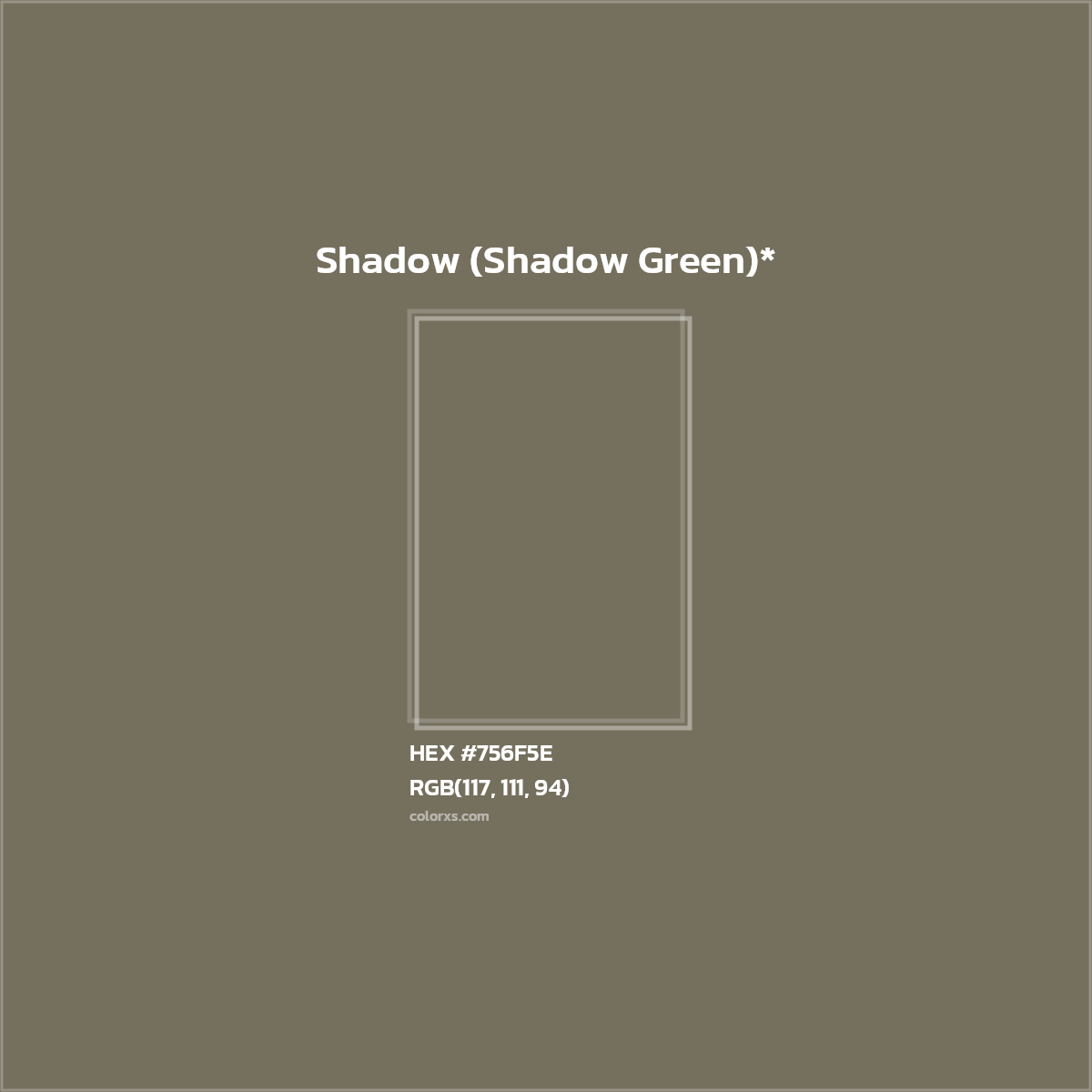 HEX #756F5E Color Name, Color Code, Palettes, Similar Paints, Images