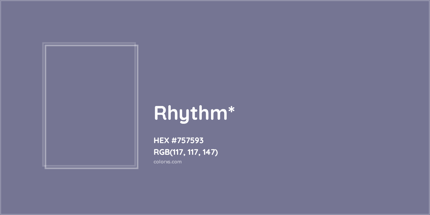 HEX #757593 Color Name, Color Code, Palettes, Similar Paints, Images